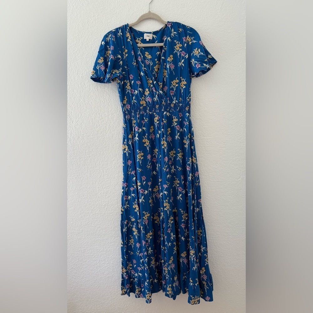 Ag’ne pullover floral midi dress Size 2 Tall - Picture 1 of 9
